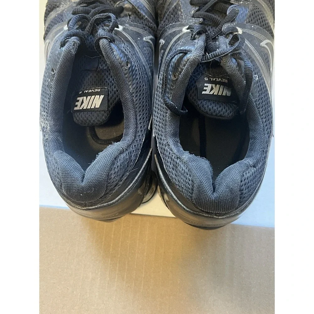 Nike Reveal 5 Black Women's Shox 467270-002 Flywire Athletic 2011 Shoes Size 10